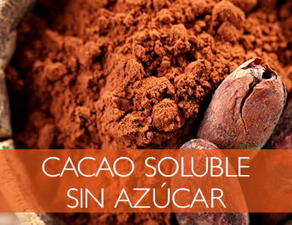 Chocolate soluble sin azúcar